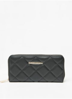 اشتري Quilted Zip Around Wallet في الامارات