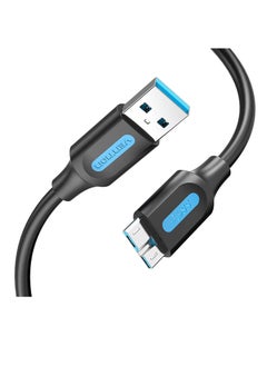 اشتري كابل محرك أقراص صلبة من VENTION ، كابل USB 3.0 أمبير إلى مايكرو USB B متوافق مع القرص الصلب الخارجي المحمول، توسيع سيجيت ، توشيبا كانفيو ، M3 1 تيرابايت ، ويسترن ديجيتال (WD) ، WD My Passport في الامارات