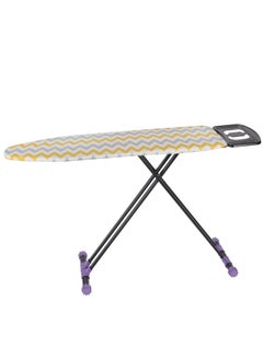 Buy Royalford Ironing Board- RF11915| 114x36 CM, Ironing Table with Steel Frame| With Adjustable Height Mechanism| Heat Resistant Cotton Cover and Iron Rest| Perfect for Home, Apartments, Hostels, Etc.| W in UAE