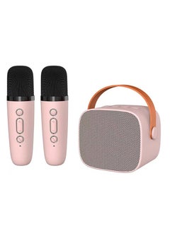 اشتري Bluetooth Audio Portable Wireless Microphone K-song Microphone Set في الامارات