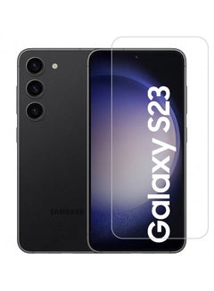 Buy Samsung Galaxy S23 UV Screen Protector 6D Tempered Glass 9H Adhesive Nano Liquid UV Glue Full Coverage Clear in UAE