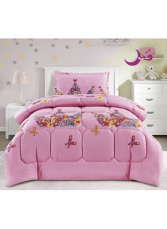 Buy Quilt set, children's drawings, 3 pieces, filling in the middle of a quilt, size 160 * 210 cm in Saudi Arabia