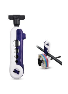 Buy Mini Fishing Line Spooler, Portable Fishing Line Winder Machine Adjustable Spinning Baitcast Reel Wrapper Spooling Station Tool for Various Rods in Saudi Arabia