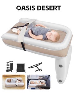 Buy Inflatable Airplane Bed for Kids,Baby Travel Plane Bed with Hand Pump, Kids Bed Fits Most Airplane Seats, Car Seat for Convenient Toddler Travel, Seat Belt and Carry Bag in UAE