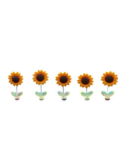 Buy YUNSYE Cute shaking your head to sunflower car ornaments, healing fresh flowers, car mid -view mirror decoration in Saudi Arabia