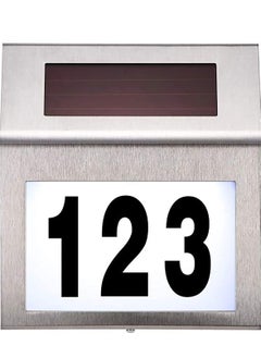 Buy Lighted House Numbers, Solar House Number, Sign with Waterproof LED, for Outdoor Address Numbers, Solar Powered Address Numbers in Saudi Arabia