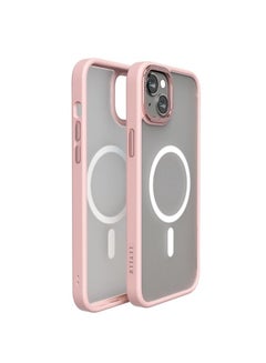 Buy Levelo Magsafe Compatibility Kayo Matte Back Case Protective iPhone 14 Plus-Matte Clear/Pink in UAE