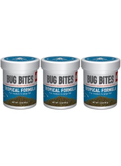 Buy (3 Pack) Bug Bites Tropical Formula For Medium To Large Fish in Saudi Arabia