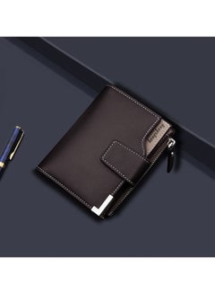 Buy New Vertical Multi-Functional Fashion Card Bag With Zipper Buckle Wallet in UAE