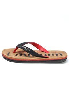 اشتري New Mens Beach Flip-Flops Summer Anti-Slip PVC SandalsKhakis Khakis في السعودية