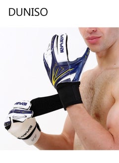 اشتري Goalie Gloves for Youth and Adult, Goalkeeper Gloves Kids with Finger Support, Soccer Gloves for Men and Women, Junior Keeper Football Gloves for Training and Match في السعودية