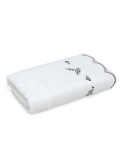 Buy Clarina Hand Towel, Ivory - 500 GSM, 80x50 cm in UAE