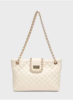 Buy Chain Detail Zip Over Tote in Saudi Arabia