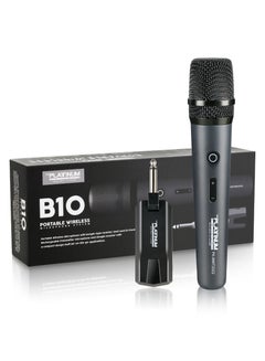 Buy Platinum B10 Rechargeable Wireless Microphone System, High Vocal Quality,  UHF Wireless Receiver, Plug and Play in UAE