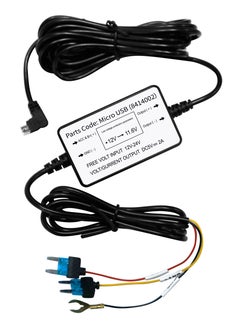 Buy Dash Cam Hardwire Kit Micro USB Port Hard Wire Kit 12-24V 5V/2A in Saudi Arabia