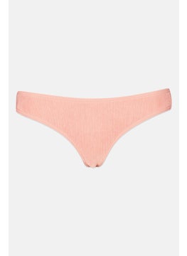 اشتري Women Textured Bikini Bottom, Pink في الامارات