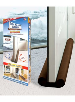 Buy Original Door Draft Stopper Insulator Single Brown in UAE
