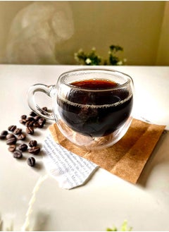 اشتري 3-Piece Double Glass Espresso Mug في مصر