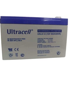 Buy UXL9-12 Rechargeable VRLa Lead acid Battery, 12V 9ah in UAE