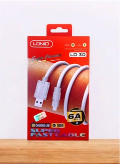 Buy Ultra Fast Charging 6A High Quality Type-C Cable in Egypt