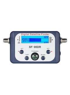 اشتري Digital Satellite Signal Finder Meter for Dish Network Directv FTA with Compass and Audio Tone - Blue في السعودية
