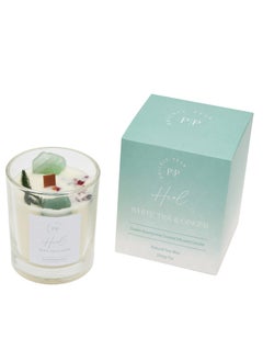 اشتري Green Aventurine Crystal 'Heal' Candle, 200g في الامارات