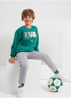 Buy Boys Printed Cotton Set Pants and T-shirt in Egypt