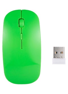 Buy Portable Optical Mouse Green in UAE