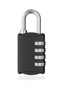 اشتري Combination Padlock Outdoor Weatherproof Padlocks Outdoor Heavy Duty Small Padlock Locker with Code Lock for Travel Bags Gym School Home Garage Locker Bike Lock في السعودية