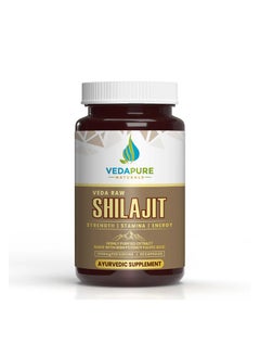 Buy Vedapure Raw Shilajit 1000mg 60 Capsules in Saudi Arabia