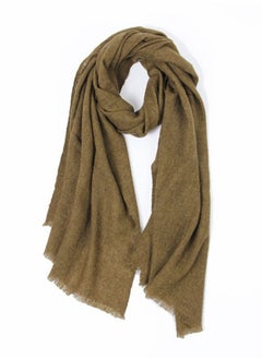 Buy Solid Color Soft And Comfortable Wool Scarf in UAE