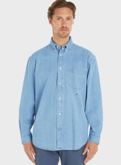 Buy Denim Regular Fit Shirt in Saudi Arabia