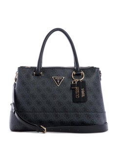 اشتري BOLSA CORDELIA LOGO LUXURY SATCHEL GUESS  GREY في مصر