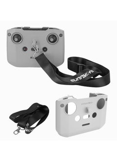 Buy RC-N1 N2 N3 Silicone Sleeve Protective Cover with Strap for DJI NEO/Air 3 3S/Mini 4K/Mavic 3/Mini 4 3 Pro Remote Controller Accessories (Grey) in UAE