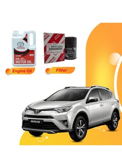 اشتري Rush 4 Liters 5W30 Toyota Oil And Original Filter في الامارات