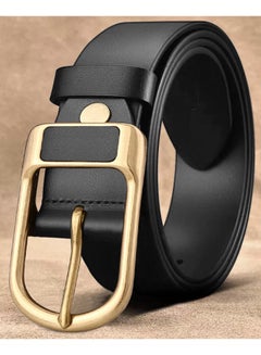 Buy Men's Casual Leather Belt in UAE
