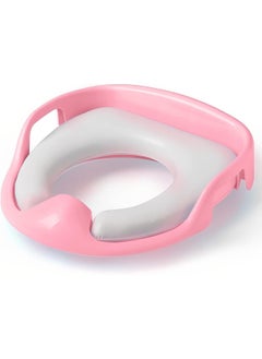 اشتري Potty Training Seat, Potty Seat For Kids, Children, Travel Potty Seat, Potty Toilet Seat, For Baby Girls Or Baby Boys, Training Toilet Seat.(Pink) في الامارات