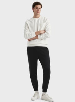 Buy Regular Fit Stretchy Leg Thick Sweatpants in UAE