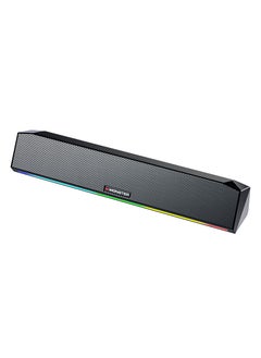 اشتري Monster G01 Bluetooth V5.2 Gaming Mini Soundbar - Black في الامارات