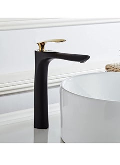 Buy Matte Black Long Single Handle Bathroom Sink Faucet For Bathroom Sink in Egypt