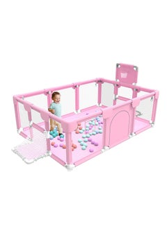 اشتري Baby Playpen, Play Yard for Babies and Toddlers with Anti-Slip Suckers,  Infant Safety Activity Center في السعودية