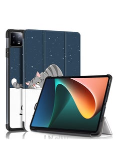 اشتري Smart Tablet Case for Xiaomi Pad 6/ Xiaomi Pad 6 Pro Lightweight Trifold Stand Smart Case Cover with Auto Wake/Sleep في السعودية