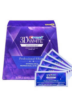 Buy 40-Piece 3D WhiteStrips Dental Whitening Kit in UAE