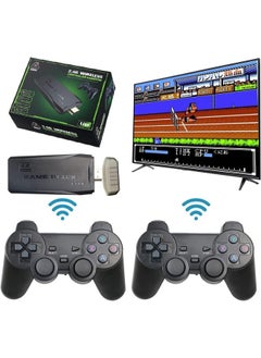 Buy Retro Games Console with Dual Wireless Controllers Plug and Play Video Game Stick Built in 10000 Games 9 Classic Emulators TV 4K High Definition HDMI Output Great Gift for Adults and Kids 64G in UAE