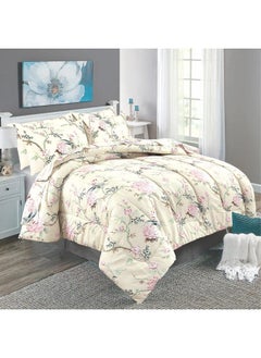 Buy Florian Single-Sized Comforter Set, Cream - 150X200 Cm in UAE