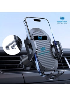 Buy Car Phone Holder [Double Steel Hook] Phone Holder for Car, Mobile Holder for Car Air Vent, Car mobile Holder Compatible with iPhone 15/14/13/12 Samsung Xiaomi and Other Smartphones Series | MNVK in UAE