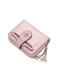 اشتري Leather Wallet Pink في الامارات