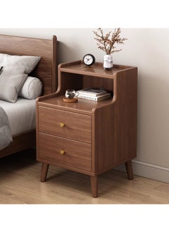 Buy Bedside Table Simple Modern Bedroom Nightstands Wooden Minimalist Multi-function Light Luxury Style Bedside Storage Small Cabinet in Saudi Arabia