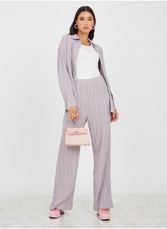 Buy Textured Longline Shirt & Straight Leg Trouser Co-Ord Set in Saudi Arabia