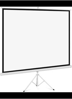 Buy Projector Screen With Stand Portable Tripod Projector Screen 211x161cm 4:3 STAR_RS100S43_01 (Steel, Aluminium, PVC Plastic Screen, Screen Diagonal 254cm (100"), Matte White) in UAE